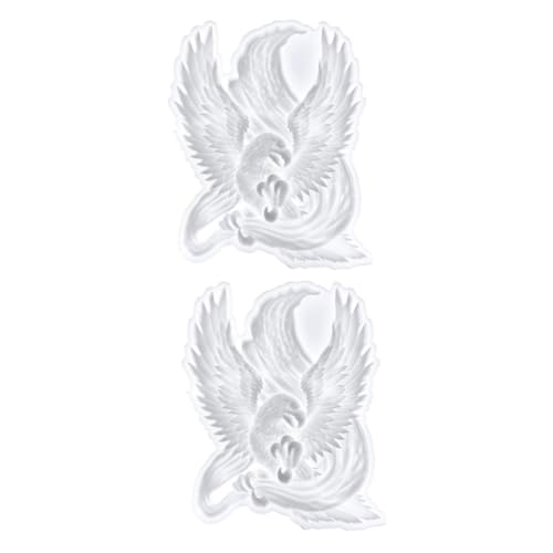 jojofuny 2 Stück Eagle Shaped Silicone Mold für DIY Epoxidharz Bastelarbeiten Flexibles Eagle Design für Wanddekoration und Handarbeiten jojofuny 2 Stück Eagle Shaped Silicone Mold für DIY Epoxidharz Bastelarbeiten Flexibles Eagle Design für Wanddekoration und Handarbeiten von jojofuny