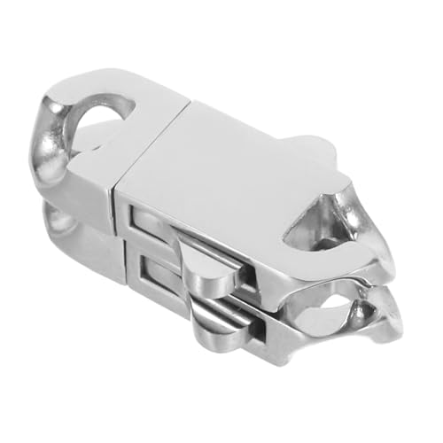 jojofuny 2 Stück Edelstahl Federverschluss für Ketten und Armbänder Robustes Metall-schnappschloss mit Drehgelenk Federbelasteter Karabiner für Schmuckherstellung und Diy-anhänger jojofuny 2 Stück Edelstahl Federverschluss für Ketten und Armbänder Robustes Metall-schnappschloss mit Drehgelenk Federbelasteter Karabiner für Schmuckherstellung und Diy-anhänger von jojofuny