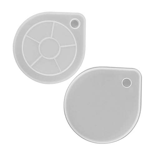 jojofuny 2 Stück Epoxidharz Formen für Diy Untersetzer und Teetabletts Silikon Gießformen für Handgemachte Bastelarbeiten Langlebig und Einfach zu Entformen jojofuny 2 Stück Epoxidharz Formen für Diy Untersetzer und Teetabletts Silikon Gießformen für Handgemachte Bastelarbeiten Langlebig und Einfach zu Entformen von jojofuny