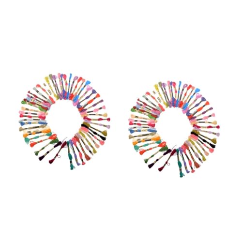 jojofuny 2 Stück Farben Baumwoll Stickgarn Stränge À für Kreuzstich und Stickerei Mercerisiert für Glänzende Effekte DIY Projekte und Bastelarbeiten jojofuny 2 Stück Farben Baumwoll Stickgarn Stränge À für Kreuzstich und Stickerei Mercerisiert für Glänzende Effekte DIY Projekte und Bastelarbeiten von jojofuny