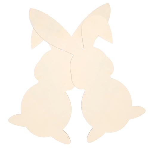 jojofuny 2 Stück Holz Hasen zum Basteln Natürliche DIY Holzscheiben für Osterdeko Langlebige Holzanhänger zum Bemalen und Aufhängen für Frühlings und Osterfestgestaltung jojofuny 2 Stück Holz Hasen zum Basteln Natürliche DIY Holzscheiben für Osterdeko Langlebige Holzanhänger zum Bemalen und Aufhängen für Frühlings und Osterfestgestaltung von jojofuny