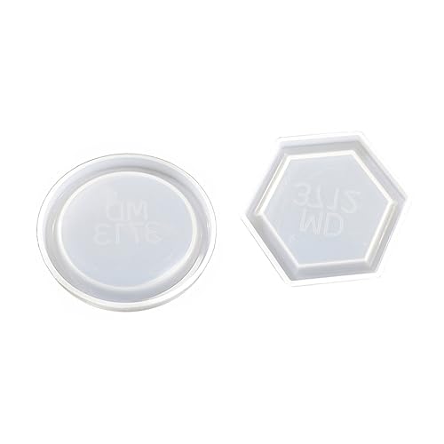 jojofuny 2 Stück Kristall-Epoxy-Form Herstellung Plattenform Und Backen Handwerksbehörden Kristall-Tropfform Tablettform selber machen Form aus Epoxidharz DIY Bastelform Kieselgel von jojofuny