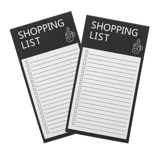 jojofuny 2 Stück Magnetischer Notizblock für Kühlschrank Teilig mit Englischem Text Wiederverwendbar Praktische Einkaufsliste Magnetische To Do Liste für Einfache Organisation und jojofuny 2 Stück Magnetischer Notizblock für Kühlschrank Teilig mit Englischem Text Wiederverwendbar Praktische Einkaufsliste Magnetische To Do Liste für Einfache Organisation und von jojofuny