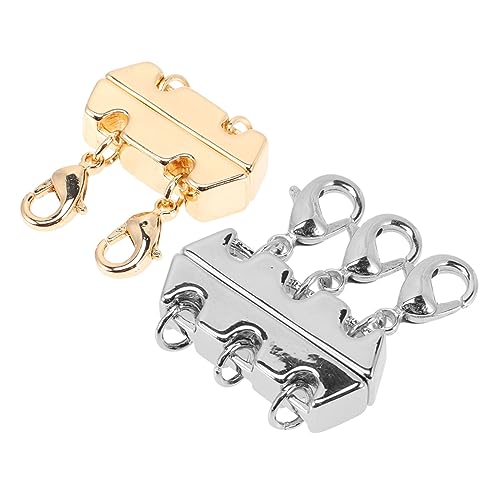 jojofuny 2 Stück Magnetverschluss für Verstellbarer Kettenverbinder für Individuelles Schmuckdesign für Mehrlagige und Armbänder Starke Magnetkraft Elegantes Aussehen jojofuny 2 Stück Magnetverschluss für Verstellbarer Kettenverbinder für Individuelles Schmuckdesign für Mehrlagige und Armbänder Starke Magnetkraft Elegantes Aussehen von jojofuny