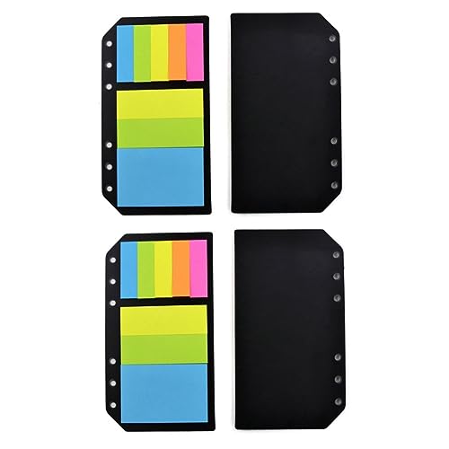 jojofuny 2 Stück Multi Funktionale Haftnotizen Sticky Tabs für Effiziente Seitenmarkierungen Tragbare Book Tabs für Zuhause und Büro Langlebig und Leicht zu Transportieren von jojofuny