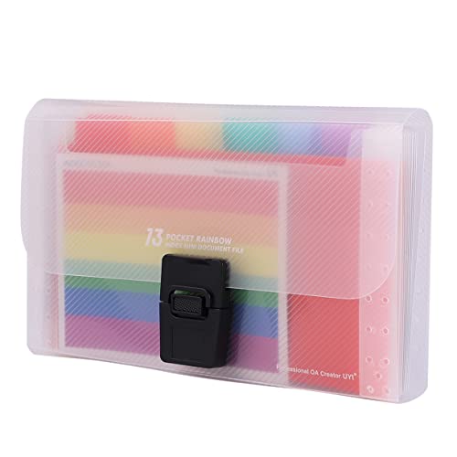 jojofuny 2 Stück Multilayer Dokumentenmappe Fächer Bunte Erweiterbare Ordner Tasche Robust Tragbar Büro Schule Organizer jojofuny 2 Stück Multilayer Dokumentenmappe Fächer Bunte Erweiterbare Ordner Tasche Robust Tragbar Büro Schule Organizer von jojofuny