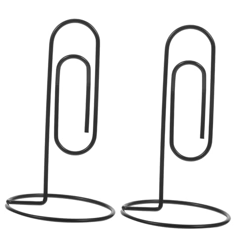 jojofuny 2 Stück Notizhalter mit Büroklammer büroklammern kartenhalter Fotohalter für Tische Kartenklammern Rezeption Inhaber der Tabellennummer Memo-Clip Ständer für Fotoclips Eisen Black jojofuny 2 Stück Notizhalter mit Büroklammer büroklammern kartenhalter Fotohalter für Tische Kartenklammern Rezeption Inhaber der Tabellennummer Memo-Clip Ständer für Fotoclips Eisen Black von jojofuny