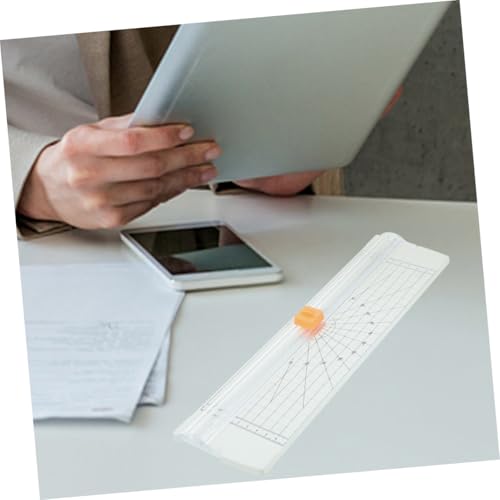 jojofuny 2 Stück Papierschneider mit Faltbarem Lineal Präziser Papiertrimmer für Scrapbooking Basteln Foto und Etikettenschneiden Sicher und Weiß für Büro und Zuhause jojofuny 2 Stück Papierschneider mit Faltbarem Lineal Präziser Papiertrimmer für Scrapbooking Basteln Foto und Etikettenschneiden Sicher und Weiß für Büro und Zuhause von jojofuny