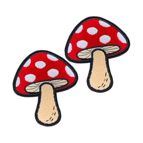 jojofuny 2 Stück Pilz Bügelbild Aufnäher mit Stickerei Cartoonartige Patches zum Aufbügeln für Kleidung Taschen Diy Stoffdeko Schnell Fixierbar Strapazierfähig Kreative Textilverzierung jojofuny 2 Stück Pilz Bügelbild Aufnäher mit Stickerei Cartoonartige Patches zum Aufbügeln für Kleidung Taschen Diy Stoffdeko Schnell Fixierbar Strapazierfähig Kreative Textilverzierung von jojofuny