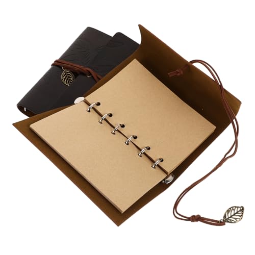 jojofuny 2 Stück Reise Notizbuch Vintage Loose Leaf Notizblock für Kreatives Schreiben Mini Notizbuch für Studenten und Bürobedarf Praktisch und Vielseitig für Tagebuch und Notizen jojofuny 2 Stück Reise Notizbuch Vintage Loose Leaf Notizblock für Kreatives Schreiben Mini Notizbuch für Studenten und Bürobedarf Praktisch und Vielseitig für Tagebuch und Notizen von jojofuny