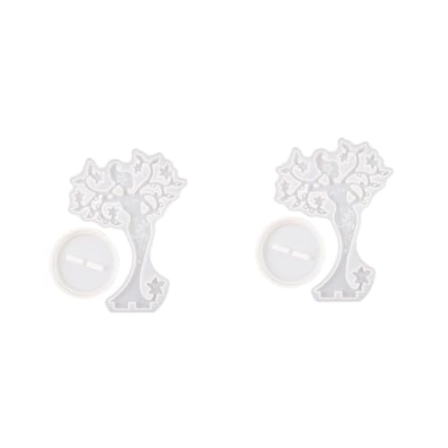 jojofuny 2 Stück Schmuckständer Silikonform für Diy Schmuckherstellung Epoxidharz Gießform für Ohrringe und Lebensmittelechtes Silikon für Schmuckprojekte und Designs jojofuny 2 Stück Schmuckständer Silikonform für Diy Schmuckherstellung Epoxidharz Gießform für Ohrringe und Lebensmittelechtes Silikon für Schmuckprojekte und Designs von jojofuny