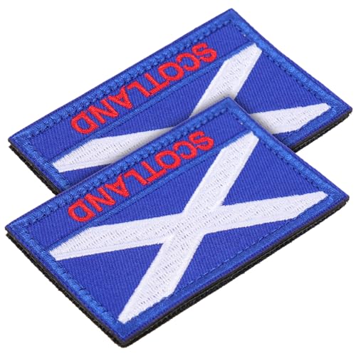 jojofuny 2 Stück Schottland Flagge Aufnäher Bestickte Nationalflagge für Kleidung Jeans Patch Bügelbilder für Diy Projekte und Bastelarbeiten jojofuny 2 Stück Schottland Flagge Aufnäher Bestickte Nationalflagge für Kleidung Jeans Patch Bügelbilder für Diy Projekte und Bastelarbeiten von jojofuny