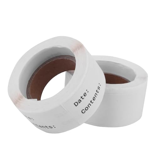 jojofuny 2 Stück Selbstklebende Weiße Aufkleber Beschreibbare Lebensmittelaufbewahrungsetiketten Haftstarke Küchenetiketten Leicht Ablösbar für Gläser und Vorratsbehälter jojofuny 2 Stück Selbstklebende Weiße Aufkleber Beschreibbare Lebensmittelaufbewahrungsetiketten Haftstarke Küchenetiketten Leicht Ablösbar für Gläser und Vorratsbehälter von jojofuny