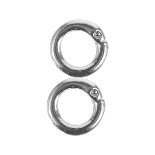 jojofuny 2 Stück Sterlingsilberknöpfe Schmuck Sprungringe Silberne Biegeringe Schlüssel Verbindungsringe Für Armbänder Biegeringe Selber Basteln Armband Offene Biegeringe S925 Silber jojofuny 2 Stück Sterlingsilberknöpfe Schmuck Sprungringe Silberne Biegeringe Schlüssel Verbindungsringe Für Armbänder Biegeringe Selber Basteln Armband Offene Biegeringe S925 Silber von jojofuny