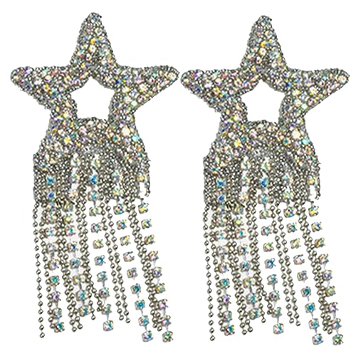 jojofuny 2 Stück Stern Aufnäher mit Strass für Kleidung Bügelpatches für Diy Mode Dekorative Applikationen für Taschen Röcke und Handarbeiten Langlebig und Attraktiv jojofuny 2 Stück Stern Aufnäher mit Strass für Kleidung Bügelpatches für Diy Mode Dekorative Applikationen für Taschen Röcke und Handarbeiten Langlebig und Attraktiv von jojofuny