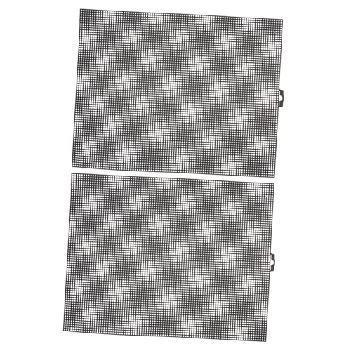jojofuny 2 Stück Stickkissen Kreuzstich Stoff kreuzen Abreißvlies zum Sticken klein Stickerei Stickmaterial Kit Sticktuch zum Nähen Stickzubehör Sticktücher Plastik Schwarz von jojofuny