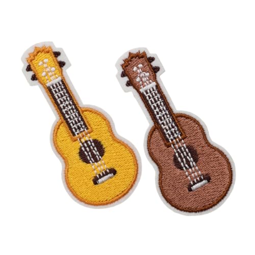 jojofuny 2 Stück Teiliges Gitarren Stickerei Patch Einzigartige Nähapplikationen aus Langlebigem zum Aufnähen Kleidung Rucksäcke und Kostümzubehör Modische DIY Deko für Jacken und Jeans jojofuny 2 Stück Teiliges Gitarren Stickerei Patch Einzigartige Nähapplikationen aus Langlebigem zum Aufnähen Kleidung Rucksäcke und Kostümzubehör Modische DIY Deko für Jacken und Jeans von jojofuny