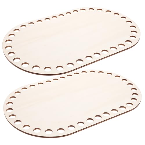 jojofuny 2 Stück Teiliges Holz Korbboden zum Häkeln mit Vorgebohrten Löchern Stabile DIY Taschen und Korbunterseite aus Naturholz Geeignet für Anfänger und Professionelle Korbflechter jojofuny 2 Stück Teiliges Holz Korbboden zum Häkeln mit Vorgebohrten Löchern Stabile DIY Taschen und Korbunterseite aus Naturholz Geeignet für Anfänger und Professionelle Korbflechter von jojofuny