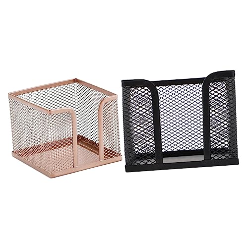 jojofuny 2 Stück Teiliges Memo Pad Halter aus Robustem Material und Leicht Multifunktionaler Notizblock und Serviettenhalter für Schreibtisch Bürobedarf Organizer Platzsparend und von jojofuny