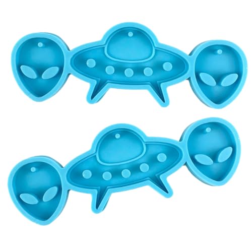 jojofuny 2 Stück Teiliges Silikon Gießform für Ohrringe und Anhänger Diy Schmuckherstellung Ufo und Design Flexible und Wiederverwendbare Formen für Bastelprojekte jojofuny 2 Stück Teiliges Silikon Gießform für Ohrringe und Anhänger Diy Schmuckherstellung Ufo und Design Flexible und Wiederverwendbare Formen für Bastelprojekte von jojofuny