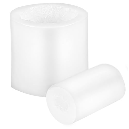 jojofuny 2 Stück Teiliges Silikon Kerzenform Rosenblüte Flexible Lebensmittelechte Gießform für DIY Kerzen Seifen und Aromatherapie Einfach zu Reinigen Vielseitig Einsetzbar jojofuny 2 Stück Teiliges Silikon Kerzenform Rosenblüte Flexible Lebensmittelechte Gießform für DIY Kerzen Seifen und Aromatherapie Einfach zu Reinigen Vielseitig Einsetzbar von jojofuny