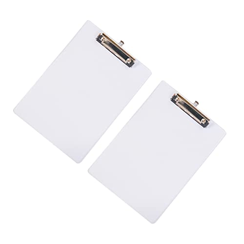 jojofuny 2 Stück Transparente Klemmbretter Multifunktionale Clipboard Organizer für Schule und Büro Rutschfest und Langlebig für Studenten Format jojofuny 2 Stück Transparente Klemmbretter Multifunktionale Clipboard Organizer für Schule und Büro Rutschfest und Langlebig für Studenten Format von jojofuny