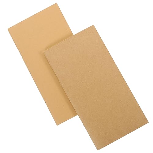 jojofuny 2 Stück Travelers Notebook Einlagen Reisetagebuch Reisenotizbuch Nachfüllbares Traveler Notebook Unliniertes Notizbuch Way Binder Notizbuchpapier von jojofuny