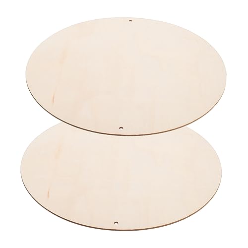 jojofuny 2 Stück Unbearbeitete Holzplatten für Diy Kunsthandwerk Runde Holzscheiben zum Zeichnen Färben und Markieren mit Abgerundeten Ecken für Tonarbeiten und Bastelprojekte jojofuny 2 Stück Unbearbeitete Holzplatten für Diy Kunsthandwerk Runde Holzscheiben zum Zeichnen Färben und Markieren mit Abgerundeten Ecken für Tonarbeiten und Bastelprojekte von jojofuny