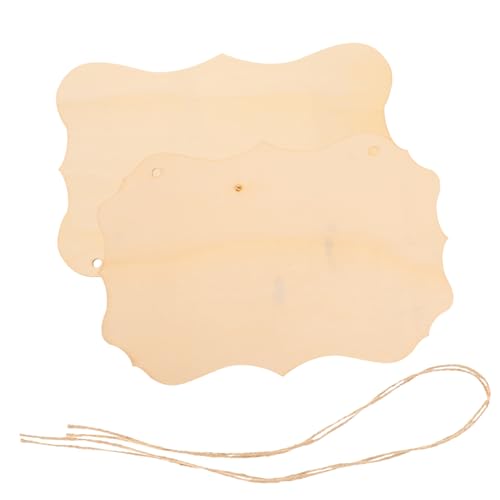 jojofuny 2 Stück Unbehandelte Holzplatten für Diy Blanko Holzschild zum Basteln und Beschriften Hochzeiten Rustikale Dekoration und Projekte jojofuny 2 Stück Unbehandelte Holzplatten für Diy Blanko Holzschild zum Basteln und Beschriften Hochzeiten Rustikale Dekoration und Projekte von jojofuny
