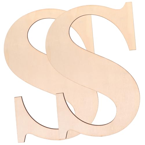 jojofuny 2 Stück Unlackierter Holzbuchstabe S Teiliges Naturbelassene Holzdekoration zum Bemalen Vielseitig Einsetzbar für Heimdeko Bastelarbeiten Hochzeit Geburtstag Shower jojofuny 2 Stück Unlackierter Holzbuchstabe S Teiliges Naturbelassene Holzdekoration zum Bemalen Vielseitig Einsetzbar für Heimdeko Bastelarbeiten Hochzeit Geburtstag Shower von jojofuny