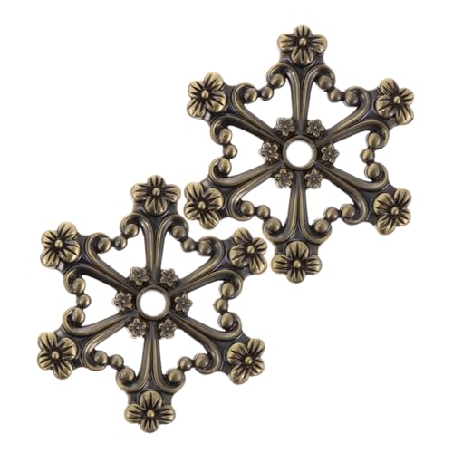 jojofuny 2 Stück Wickelplatte Fäden Spulen Gold Kreuzstichfaden Farben Stickseide Stickfaden Nähen Fadenbrett Stickerei Halter Nähgarn Thread-organizer-tool Fadenwächter Zinklegierung von jojofuny