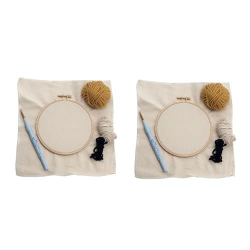 jojofuny 2 Stück Wollgarn Stanznadel Stickerei Set für Anfänger Diy Handwerk mit Buntem Garn und Kunststoffrahmen Perfektes Kit für Projekte Ab Jahren jojofuny 2 Stück Wollgarn Stanznadel Stickerei Set für Anfänger Diy Handwerk mit Buntem Garn und Kunststoffrahmen Perfektes Kit für Projekte Ab Jahren von jojofuny