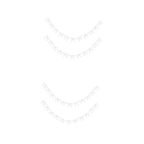 jojofuny 2 Stück Yards Weißes Bowknot Edging Trim Strapazierfähigem für Diy Nähprojekte Kleiderdekoration Tischdecken und Vorhänge für Bastelarbeiten und Persönliche Gestaltungen jojofuny 2 Stück Yards Weißes Bowknot Edging Trim Strapazierfähigem für Diy Nähprojekte Kleiderdekoration Tischdecken und Vorhänge für Bastelarbeiten und Persönliche Gestaltungen von jojofuny