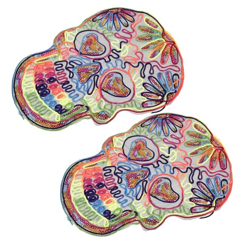 jojofuny 2 Stück austauschbare Rockflicken abriebfeste Kleidungsflicken nähen Applikationen DIY-Patches für dekorative Rockflicken austauschbare Kleiderflicken Gittergewebe von jojofuny