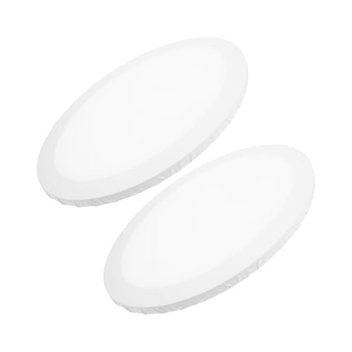 jojofuny 2 Stücke Irreguläres Ölmalerei Rahmen Acryl Zeichentafel Malplatte Zeichenplatte für Künstler Oval Weiß von jojofuny