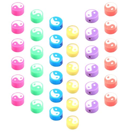 jojofuny 2 Weicher Keramikperlenschmuck Polymer Tonperlen für die Herstellung von Armbändern Schmuckperlen farbige Perlen Armband lose Perlen DIY-Perlen Colorful jojofuny 2 Weicher Keramikperlenschmuck Polymer Tonperlen für die Herstellung von Armbändern Schmuckperlen farbige Perlen Armband lose Perlen DIY-Perlen Colorful von jojofuny