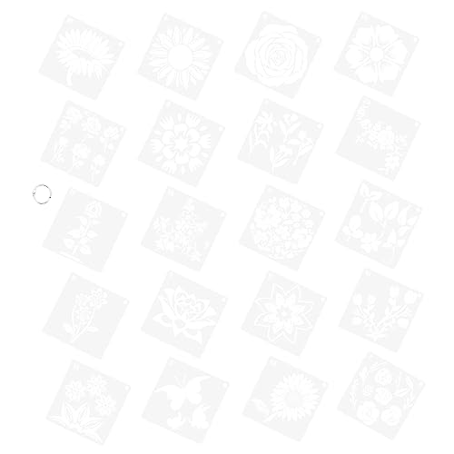 jojofuny 20 Blatt Pflanzen Malerei Schablonen Pet Material Wiederverwendbare Diy Wandgestaltungs Vorlagen für Kreative Projekte und Dekoration jojofuny 20 Blatt Pflanzen Malerei Schablonen Pet Material Wiederverwendbare Diy Wandgestaltungs Vorlagen für Kreative Projekte und Dekoration von jojofuny