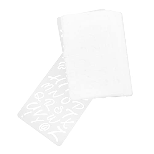 jojofuny 20 Blatt Wiederverwendbare Buchstabenschablonen für Kreative Diy Projekte für Kartengestaltung Scrapbooking und Bürodekoration jojofuny 20 Blatt Wiederverwendbare Buchstabenschablonen für Kreative Diy Projekte für Kartengestaltung Scrapbooking und Bürodekoration von jojofuny