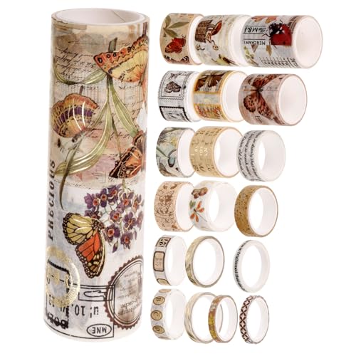 jojofuny 20 Rollen Vintage-band Süßes Band Handwerk Dekoration Verwaschenes Klebeband Kunstband Washi -bänder Dekorative Washi-klebebänder Washi-klebeband Washi-tape- Washi Tape Papier jojofuny 20 Rollen Vintage-band Süßes Band Handwerk Dekoration Verwaschenes Klebeband Kunstband Washi -bänder Dekorative Washi-klebebänder Washi-klebeband Washi-tape- Washi Tape Papier von jojofuny
