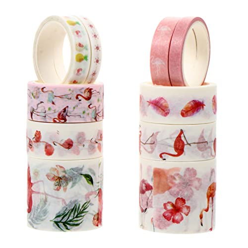 jojofuny 20 Rollen Washi Tape Dekoratives Klebeband für Diy Scrapbooking Tagebuchgestaltung Bunte Designs für Kreative von jojofuny