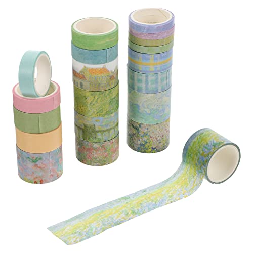 jojofuny 20 Rollen altes Washi-Tape Klebeband nachfüllt Buntes Band Bastelbänder Klebstoff Handwerk Rosa aufkleber tagebuch DIY tapes Washi Tape zum Aufzeichnen farbiges Band Flüsterpapier von jojofuny