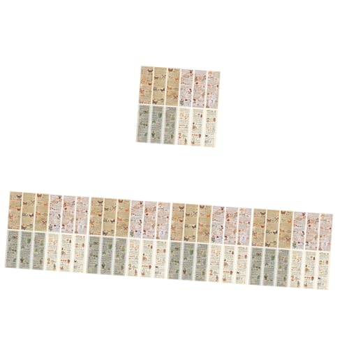 jojofuny 20 Sätze Scrapbook-diy-klebebänder Handwerk Journaling Uv Schrott Zeitschriftenaufkleber Maskierung Sammelalbum Abdeckband Ästhetisch Klebrig Pastell Dekorativ Flüsterpapier von jojofuny