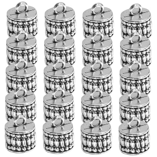 jojofuny 20 Stück Anhänger Aus Tibetischem Silber Perlenketten-set Vintage Perlenkappen Halskette Lose Perle Kit Zur Herstellung Von Perlenschmuck Silver Zinklegierung jojofuny 20 Stück Anhänger Aus Tibetischem Silber Perlenketten-set Vintage Perlenkappen Halskette Lose Perle Kit Zur Herstellung Von Perlenschmuck Silver Zinklegierung von jojofuny