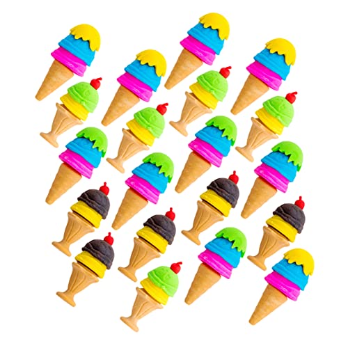 jojofuny 20 Stück Cartoon Radiergummis Eiscreme Design Lustige Mini Radierer für Mitgebsel für Partys und Schule Sicher und Leicht zu Verwenden jojofuny 20 Stück Cartoon Radiergummis Eiscreme Design Lustige Mini Radierer für Mitgebsel für Partys und Schule Sicher und Leicht zu Verwenden von jojofuny
