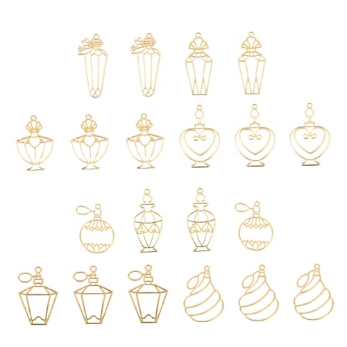 jojofuny 20 Stück Diy Schmuckrahmen Goldenem Metall für Pendants Epoxidharz Zufälliger Stil jojofuny 20 Stück Diy Schmuckrahmen Goldenem Metall für Pendants Epoxidharz Zufälliger Stil von jojofuny