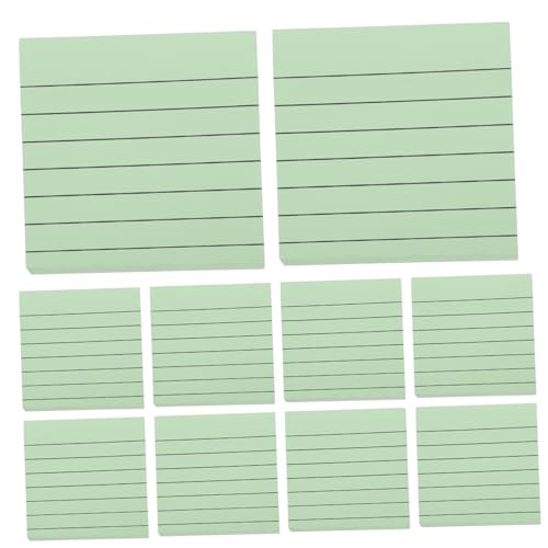 jojofuny 20 Stück Farbige horizontale Klebernoten Memo -Pads für Schüler Pastell Tipp Mini Schreiben von Pads Memo Notiz Pads ausgekleideter Notizblock Beachten Sie Pads Papier Grün jojofuny 20 Stück Farbige horizontale Klebernoten Memo -Pads für Schüler Pastell Tipp Mini Schreiben von Pads Memo Notiz Pads ausgekleideter Notizblock Beachten Sie Pads Papier Grün von jojofuny