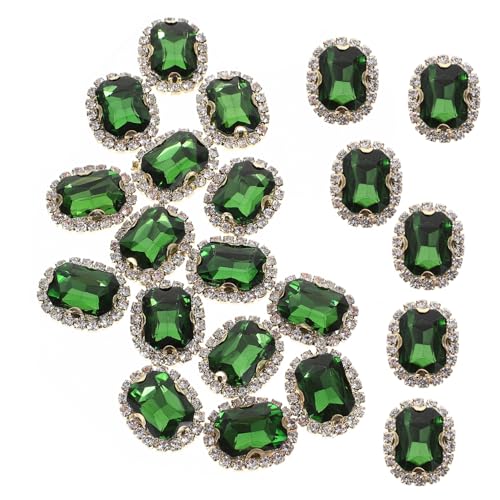 jojofuny 20 Stück Handnäher Diamantschmuck Strasssteine für Handwerk Strass für Kleidung Nähen von Glas-Strasssteinen Flatback-Strasssteine zum Basteln Strass-Masse Kupfer Grün jojofuny 20 Stück Handnäher Diamantschmuck Strasssteine für Handwerk Strass für Kleidung Nähen von Glas-Strasssteinen Flatback-Strasssteine zum Basteln Strass-Masse Kupfer Grün von jojofuny