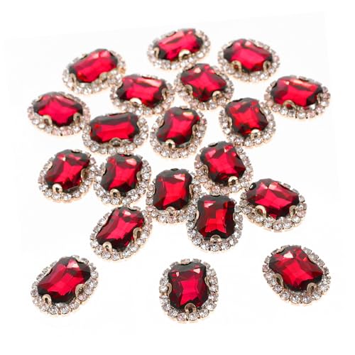 jojofuny 20 Stück Handnähte -dekorationszubehör Strassknöpfe Für Bekleidung Kleidung Strass Nähen Von Strasssteinen Für Kleidung Strasssteine für Kleidung Strasssteine nähen Glas Rot jojofuny 20 Stück Handnähte -dekorationszubehör Strassknöpfe Für Bekleidung Kleidung Strass Nähen Von Strasssteinen Für Kleidung Strasssteine für Kleidung Strasssteine nähen Glas Rot von jojofuny