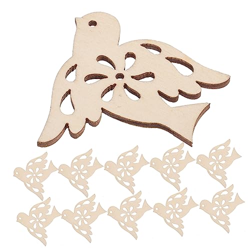 jojofuny 20 Stück Holz Friedenstaube Anhänger Diy Bastelbedarf Unfertige Holzscheiben für Dekorationen für Hochzeiten Weihnachten und Handwerksprojekte jojofuny 20 Stück Holz Friedenstaube Anhänger Diy Bastelbedarf Unfertige Holzscheiben für Dekorationen für Hochzeiten Weihnachten und Handwerksprojekte von jojofuny