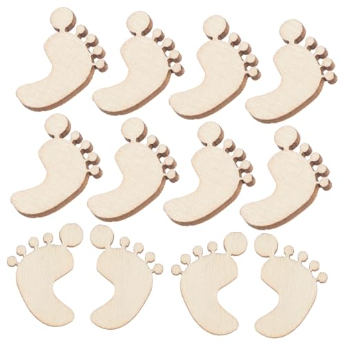jojofuny 20 Stück Holz Fuß Anhänger Unlackierte Holzscheiben Diy Dekoration für Halloween und Weihnachten für Handarbeiten und Kreative Projekte jojofuny 20 Stück Holz Fuß Anhänger Unlackierte Holzscheiben Diy Dekoration für Halloween und Weihnachten für Handarbeiten und Kreative Projekte von jojofuny